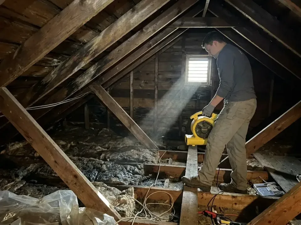 attic-water-damage-drying-proc-007 — frequently asked questions, Emergency Water Extraction & 24/7 Flood Response in Kenmore…